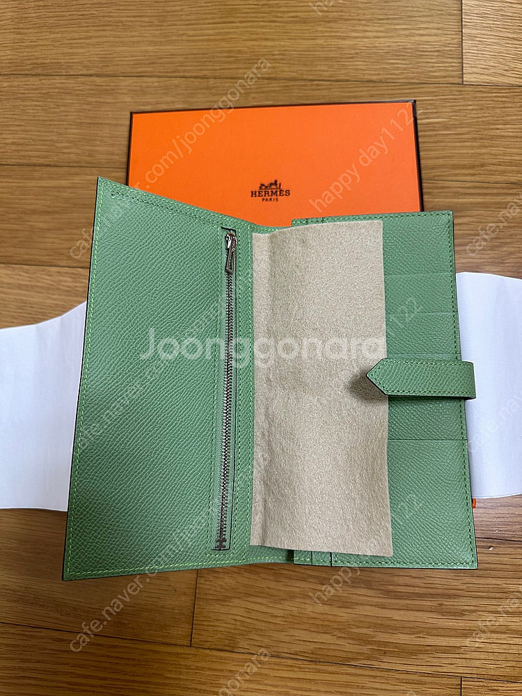에르메스 베안 장지갑Z각인--5