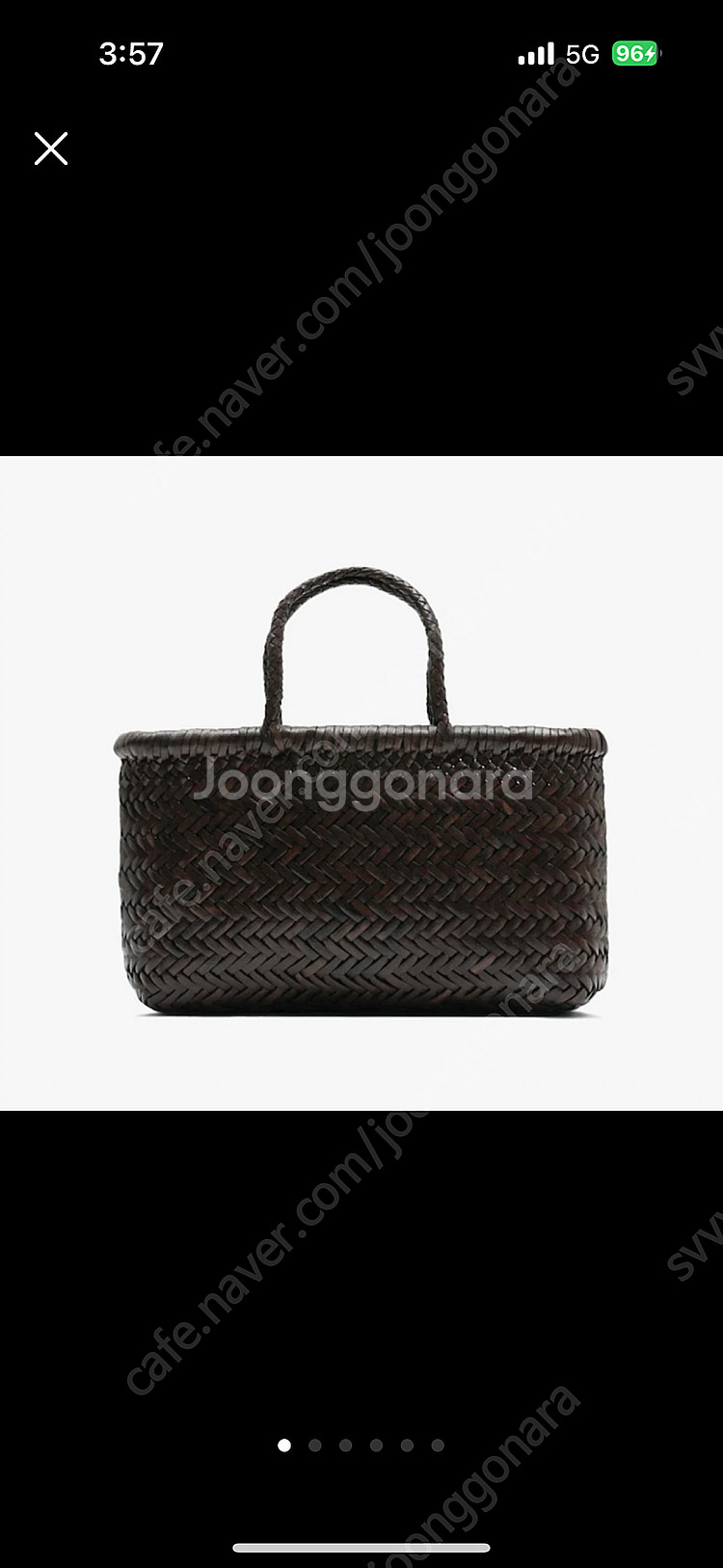 드래곤디퓨전 미니 플랫고라 토트백 새상품--0