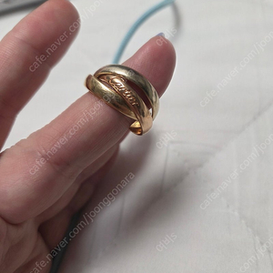 14k 삼색반지