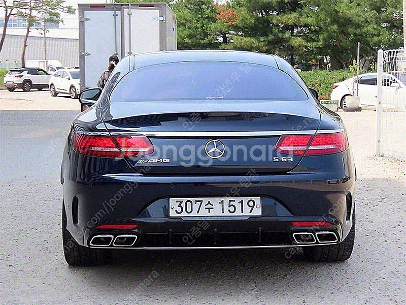 파란색 벤츠 S클래스 중고 -W222 S 63 AMG ...--9