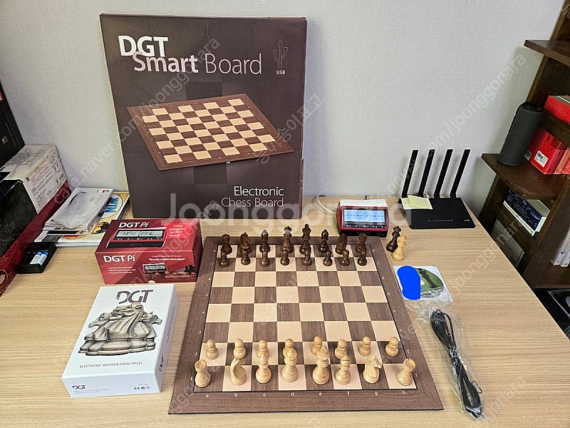 DGT 스마트 보드 세트 + DGT Pi 체스 컴퓨터--0