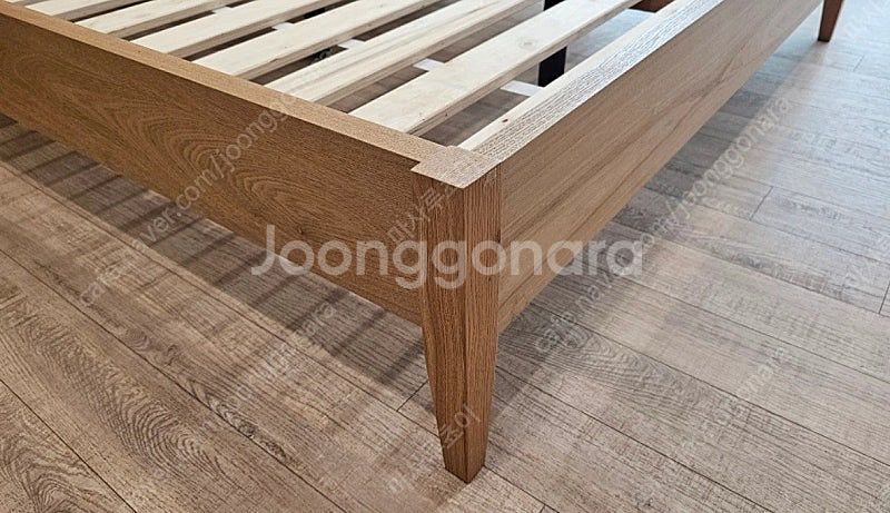 한샘 폴린 5000 애쉬 침대 프레임 퀸사이즈 상태깨끗--7