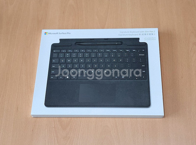[단순개봉]Microsoft 서피스프로8 블랙타입커버 ...--3