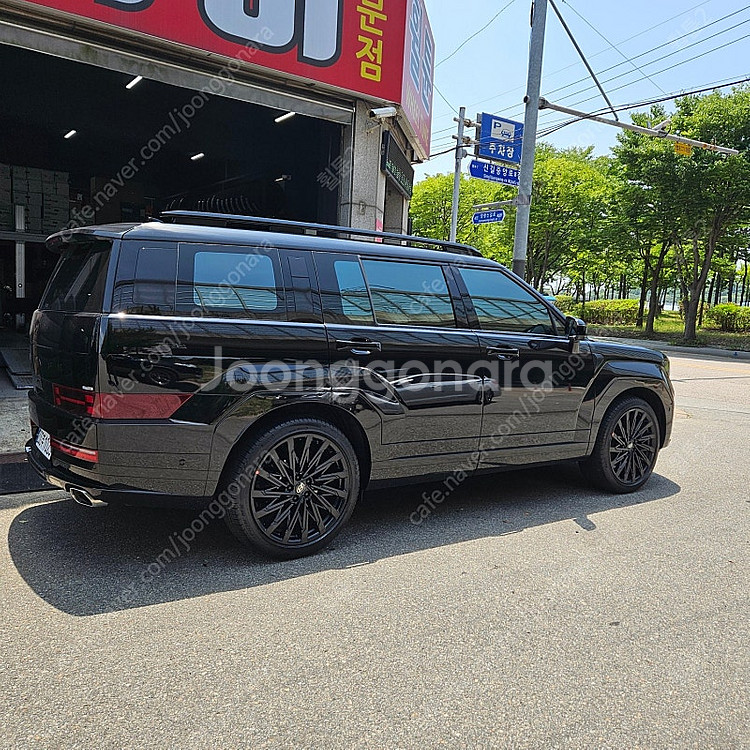 디올뉴싼타페 MX5 21인치 블랙잉크 순정휠 판매--1