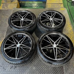18인치 보하이만 MX6 블랙폴리쉬 신품휠 팔켄 중고타이어 조합 1대분