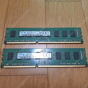 램 삼성 데스크탑 DDR3 8GB PC3-12800U 2개