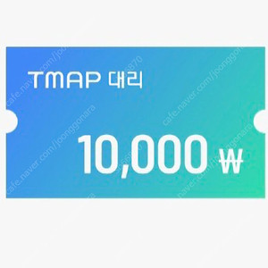 티맵대리 만원권 쿠폰 하나 팝니다