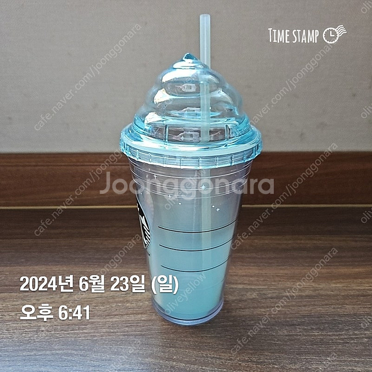 스타벅스 민트 크림 콜드컵 텀블러 473ml--1