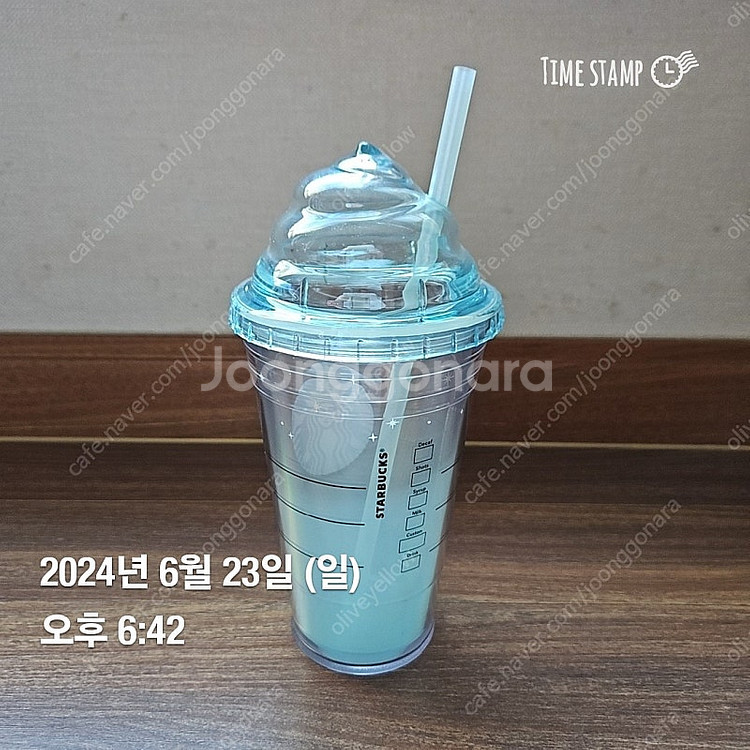스타벅스 민트 크림 콜드컵 텀블러 473ml--2