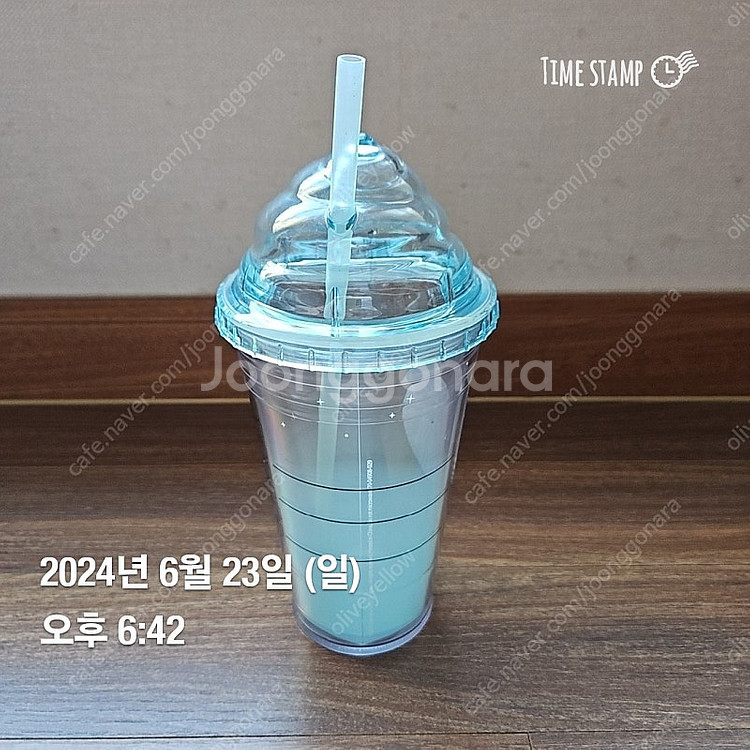 스타벅스 민트 크림 콜드컵 텀블러 473ml--3