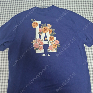 MLB LA다저스 플라워 백프린팅 티셔츠 XL