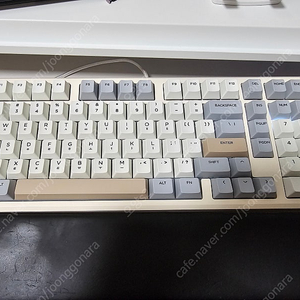 [페블온x에포메이커] GALAXY100 한글버전 페커 마블 화이트 스위치 키보드 / 에포메이커 갤럭시 100