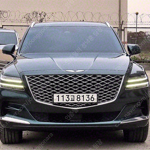 제네시스 GV80 중고 GV80 중고 가격 녹색 2020년식 가솔린 3.5T 2WD 가성비 좋은 중고차