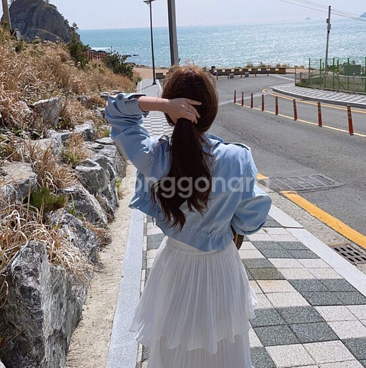 메이윤제작 크롭야상자켓 (옷걸이까지)--4