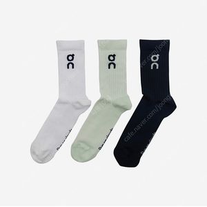 온러닝 양말 로고 삭스 미드나잇 리마 (3개입)