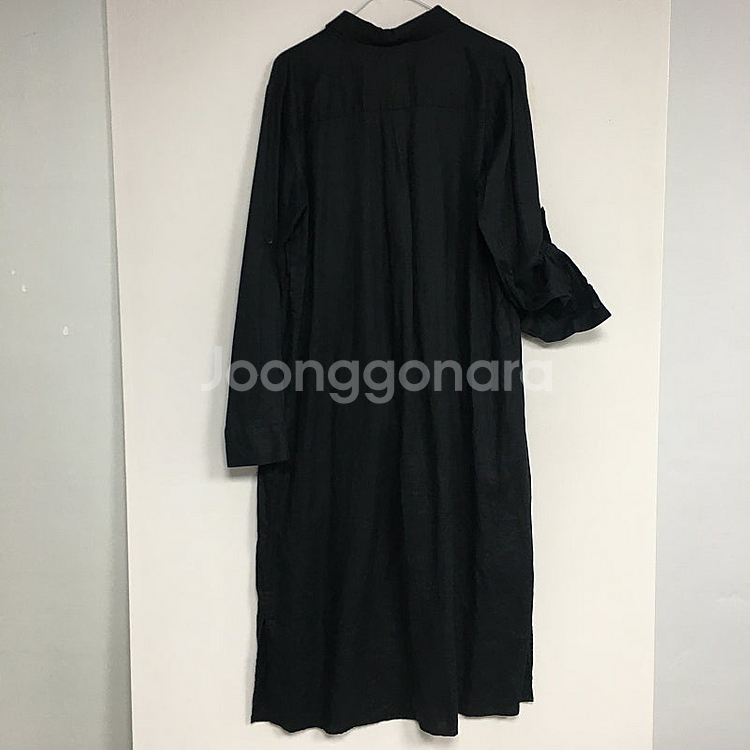 DKNY 도나카란 린넨 셔츠 롱 원피스 S / 랑방 마...--5
