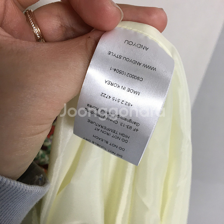 앤유 정은채 스퀘어넥 드레스 원피스 1 / 랑방 마인 ...--8