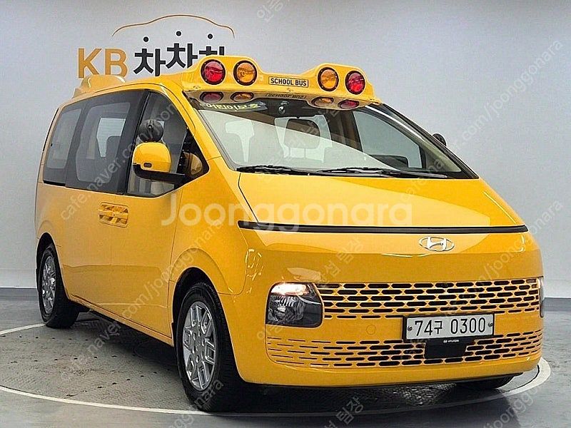 어린이보호차 중고 스타리아 중고차 노란색 2022년식 ...--5