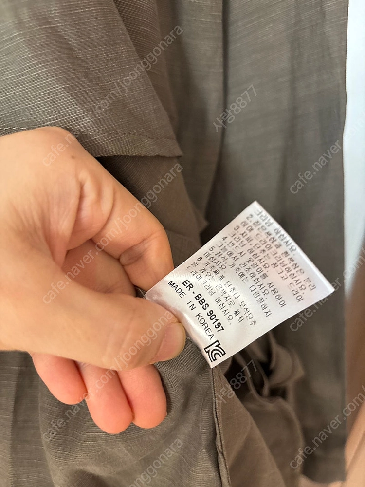 제평 에린블랙 린넨&인견 자켓 점퍼 야상 출근룩 올드머니룩 트렌치 타임마인랑방스타일 이미지
