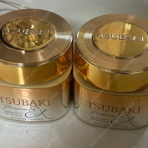 미사용) 츠바키TSUBAKI 프리미엄 EX 리페어 마스크 헤어팩 180g 2개
