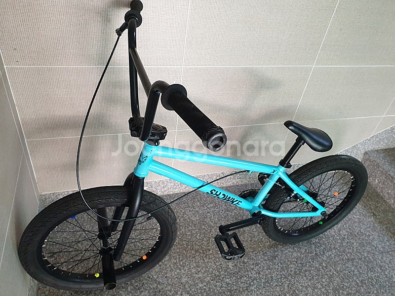 BMX 20인치 묘기 자전거+브레이크 장착--2