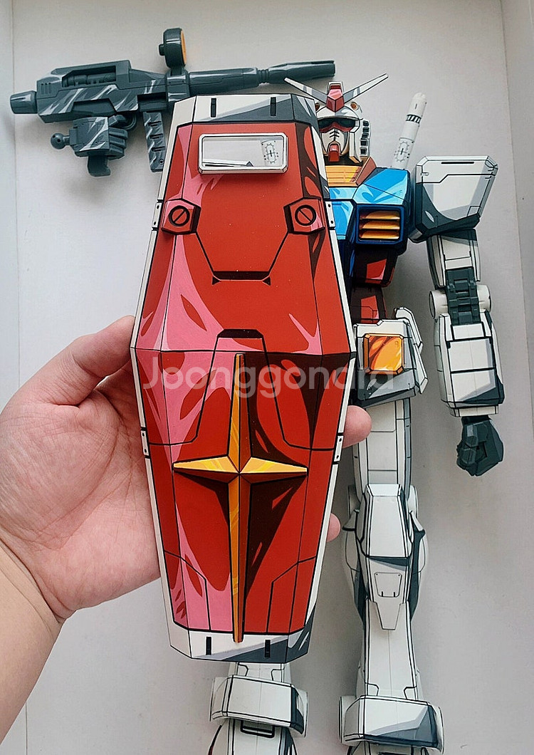 다반 MEGA 1/48 건담 RX-78-2 이차원 도색--3