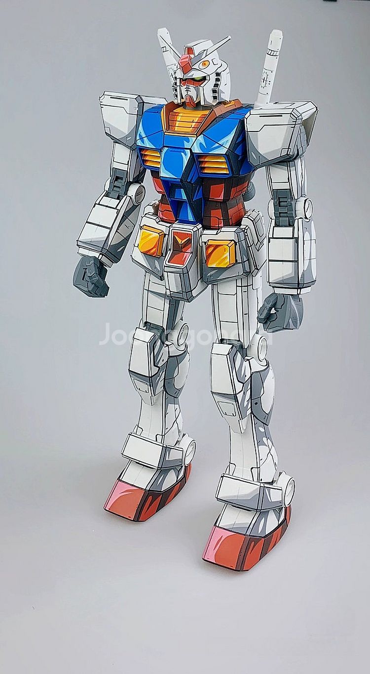 다반 MEGA 1/48 건담 RX-78-2 이차원 도색--5