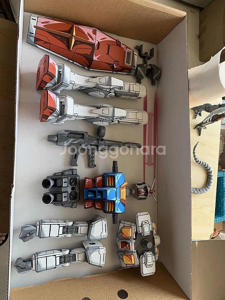 다반 MEGA 1/48 건담 RX-78-2 이차원 도색--7