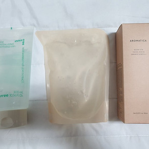 아로마티카 알로에젤, 이니스프리 알로에젤, 아로마티카 글로우 비타 페이셜 스크럽