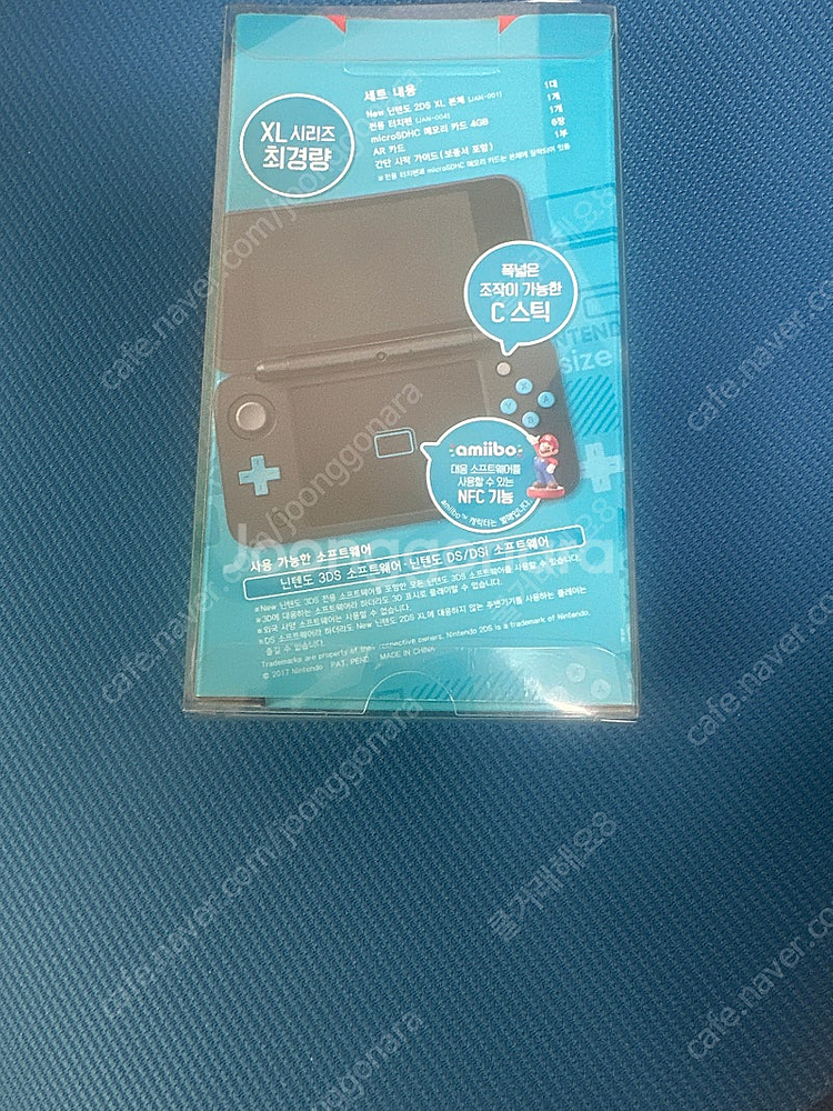 닌텐도 new 2ds xl 블랙더콰이즈 미개봉--1