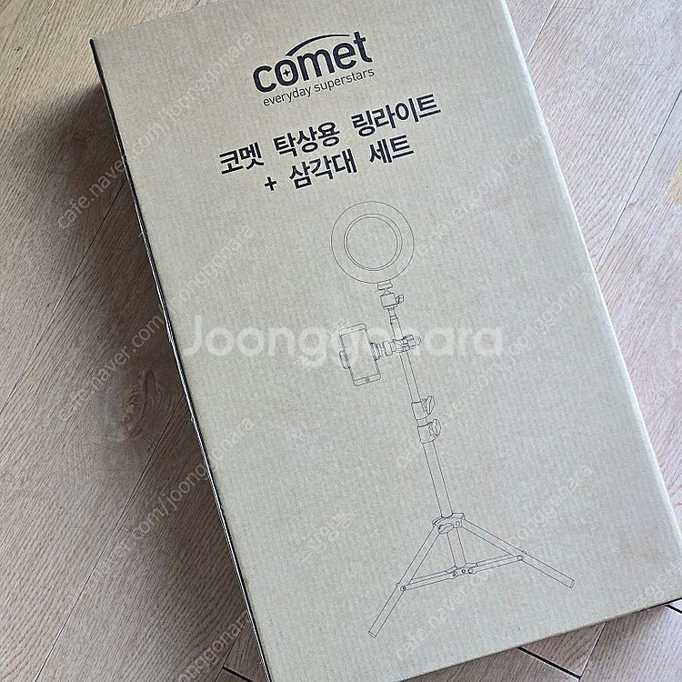 코멧 탁상용 링라이트 삼각대 세트--0