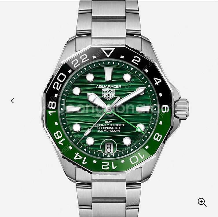 태그호이어 아쿠아레이서 프로세셔널 GMT(그린)*새상품...--5