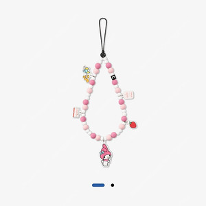 [케이스티파이]마이멜로디 비즈 스트랩 아이폰 케이스 My Melody Konbini Phone Charm(새상품)