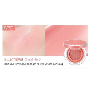 (미개봉) 정샘물 아티스트 쿠션 블러쉬 #코랄헤일로
