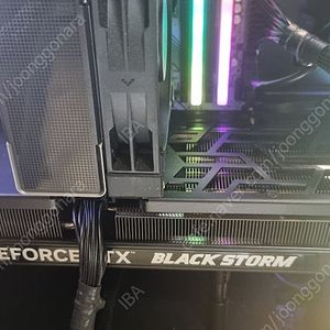 이엠텍 4070ti super black storm 팝니다