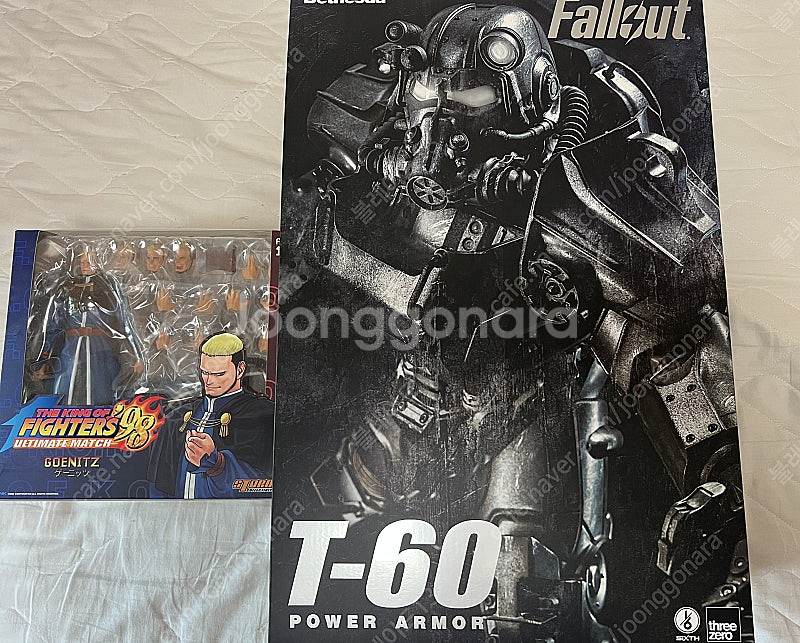 쓰리제로 폴아웃 T-60 , 스톰콜렉터블 킹오파 게니츠...--0