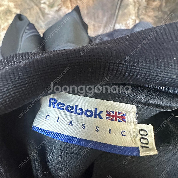 리복 빈티지 스펠아웃 스몰로고 블랙트랙탑져지 100--2