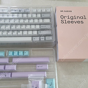 gmk 뮤티드 베이스 시안 슬리브 세트 판매 합니다