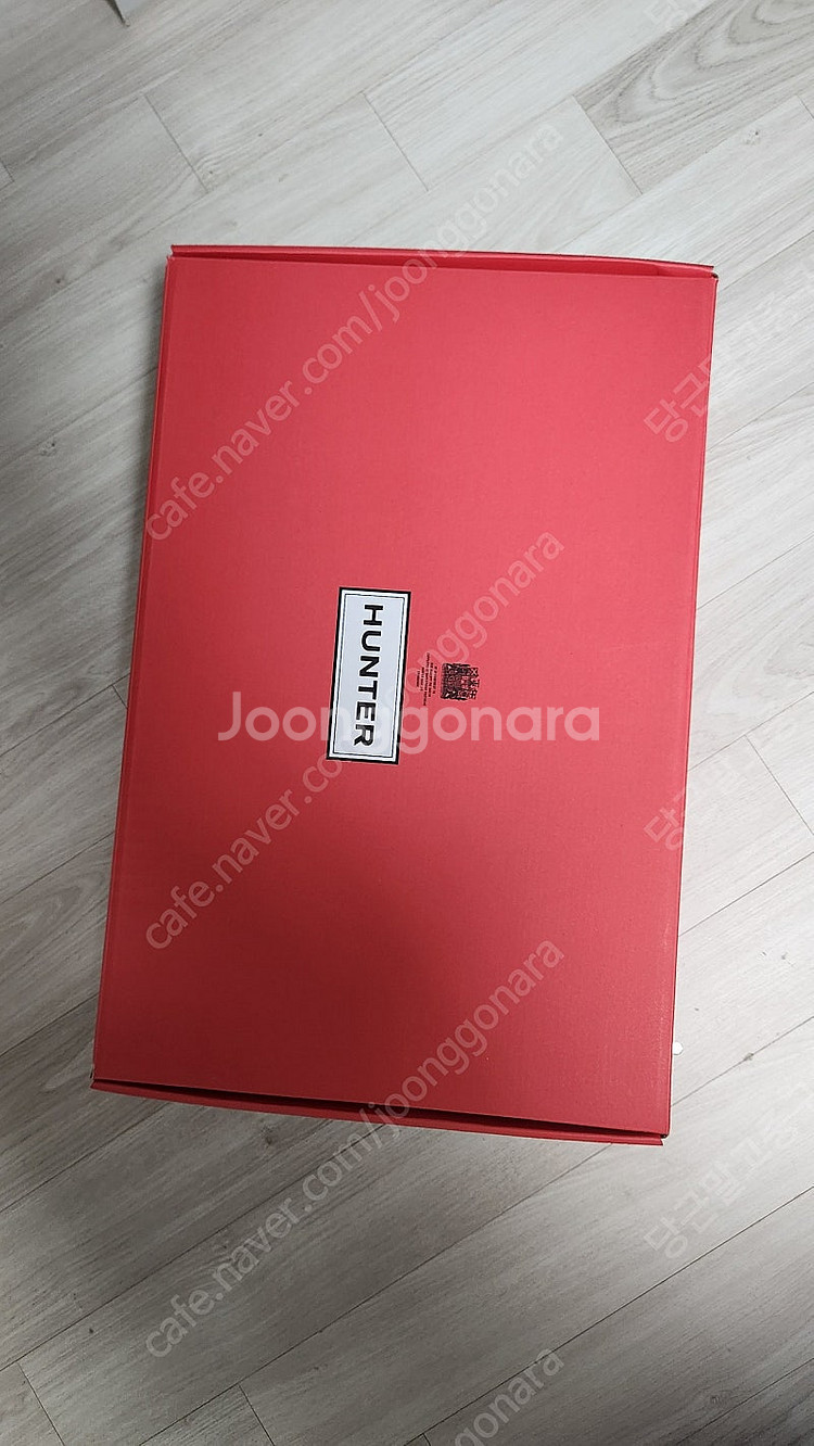 헌터 레인부츠 그린 EU39 새상품 250--0