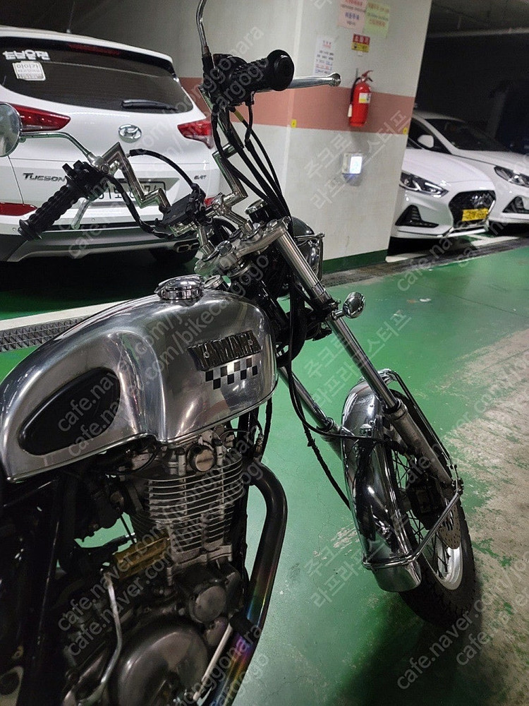 sr400 쵸퍼 업스텝 인젝션--3