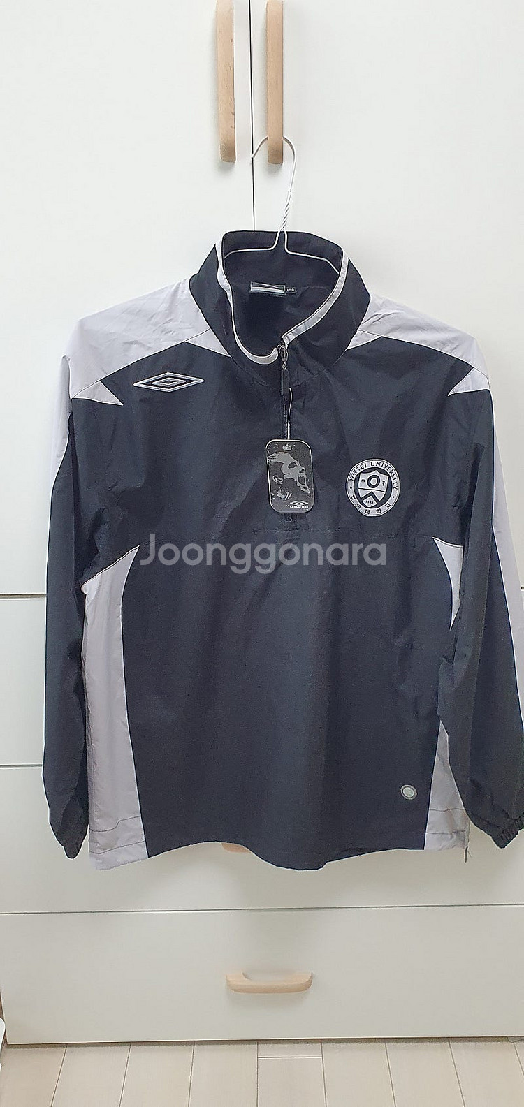 엄브로(UMBRO) 반 하프 집업 바람막이 판매(연세대...--0