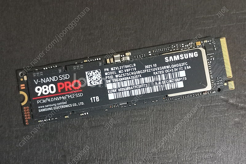 삼성 정품 SSD 980 PRO 1TB--0