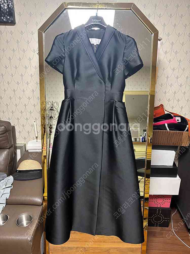 브라이드앤유 블랙 플레어 원피스--0