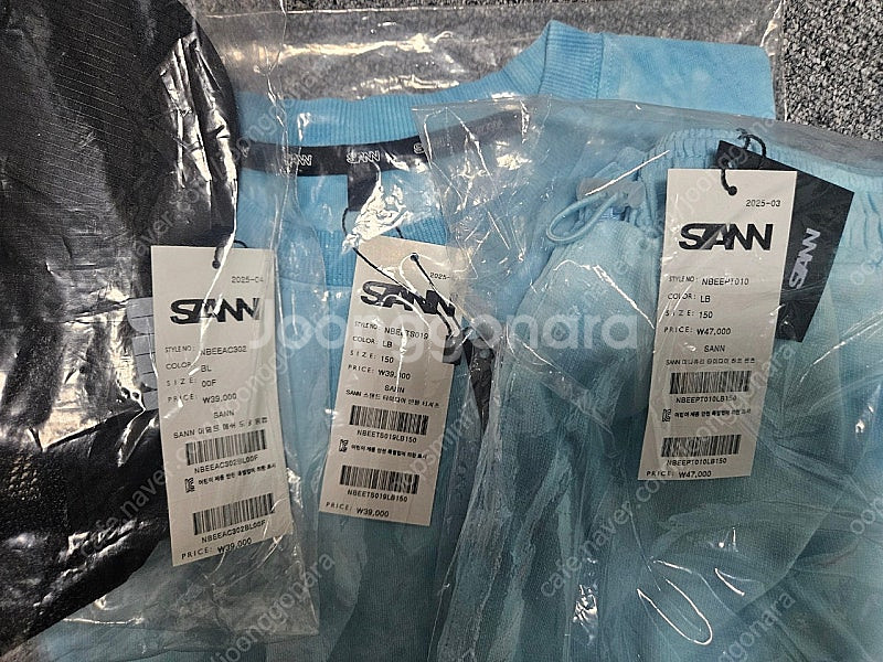 sann 산 타이다이 블루 150세트+어덜트캡--1