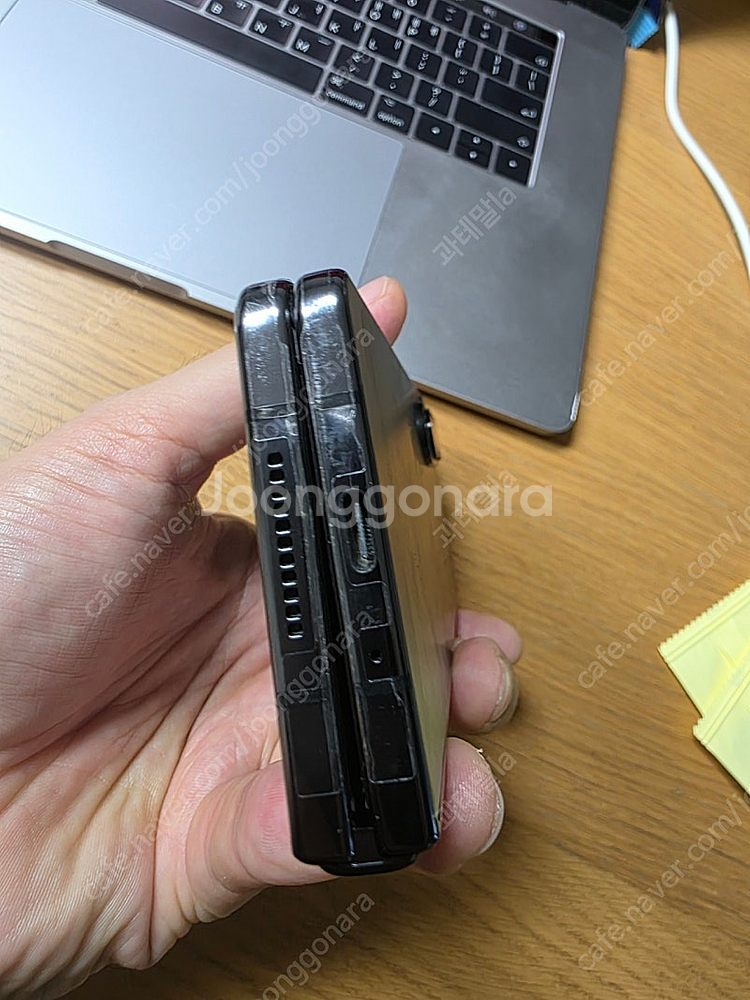 갤럭시 Z 폴드4 256gb 블랙 액정/배터리 새로 교...--4