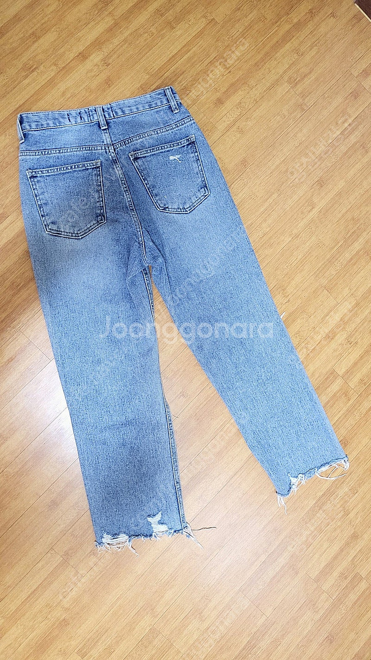 제곱 데미지 데님 청바지 스몰.찢청 중청.고걸파미아베크...--4