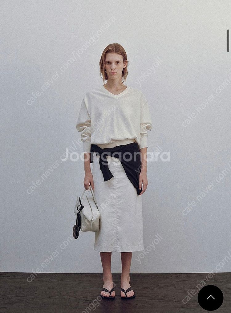낫띵리튼 맥시 스커트 Stitch h-line maxi...--1