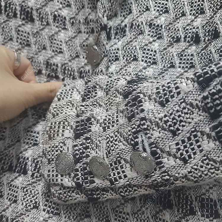 샤넬 트위드 자켓--3