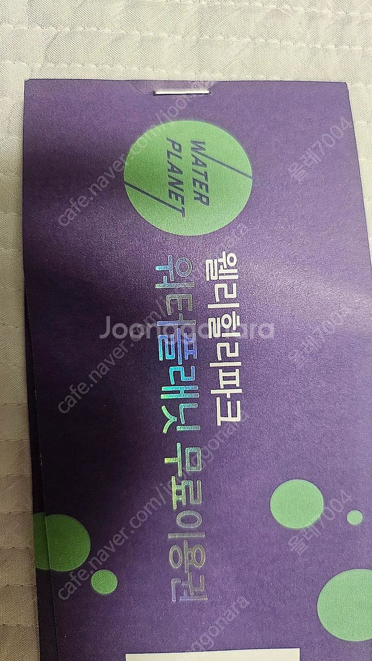 웰리힐리파크 워터플래닛 입장권 2장 묶음판매--0