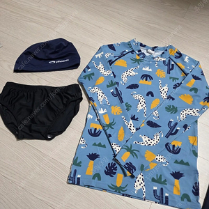 래쉬가드 셋트 13호 수영복 이너팬티 수영모자 일괄